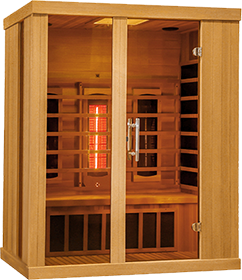 Sauna infrarouge 3 places